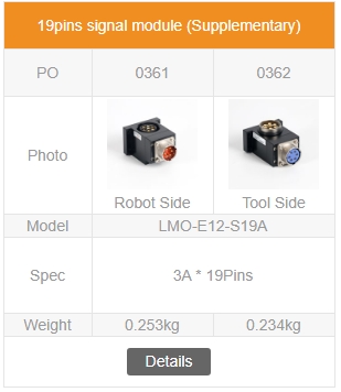 19pins signal module (Supplementary)