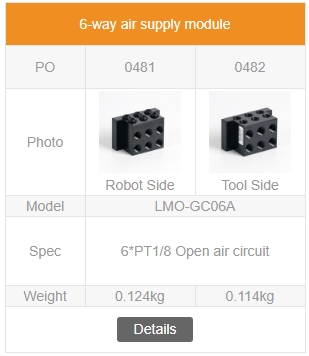 6-way air supply module