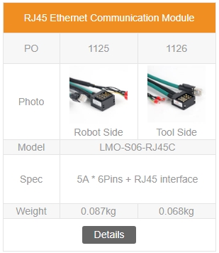 RJ45 Ethernet Communication Module