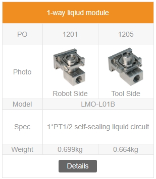 2-way self-sealing air supply module