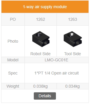 1-way air supply module