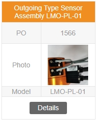 Outgoing Type Sensor Assembly LMO-PL-01