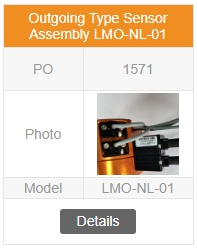 Outgoing Type Sensor Assembly LMO-NL-01