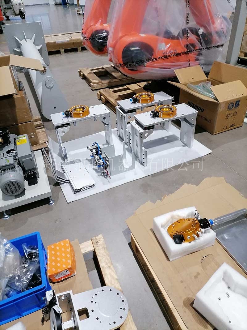 Quick Tool Changer Connected With Industrial Cameras For Sorting