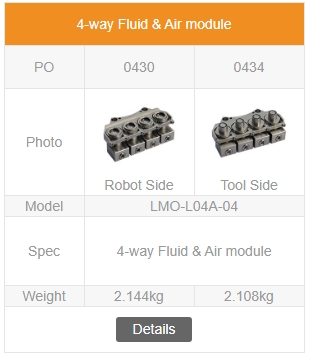 4-way Fluid & Air module