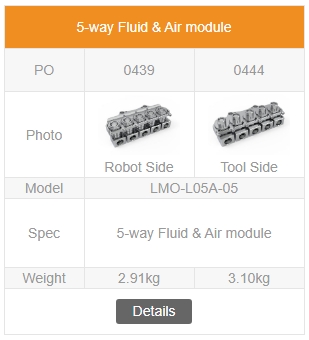 5-way Fluid & Air module